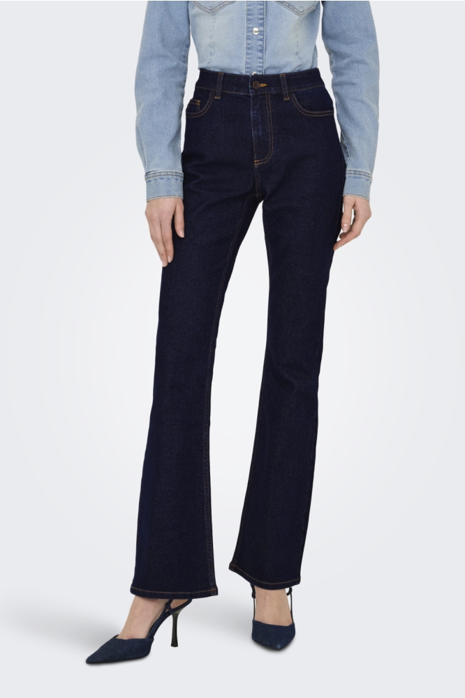 JDYMOON HW BOOTCUT JNSRINSE BLUE DN 15354190 Dark Blue Denim/ RINSE BLUE